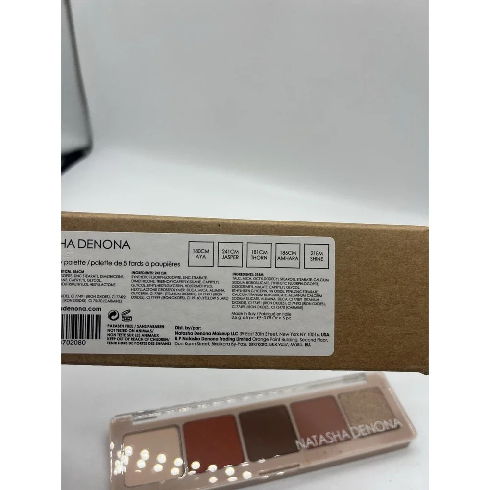 Natasha Denona Makeup Eye Shadow Peak Palette NEW Brown Rust Red Gold Orange - Picture 9 of 10